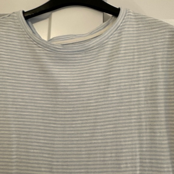 GAP Shift Dress Blue and White Stripes with Cap Sleeves Size Small Women’s - Picture 4 of 10